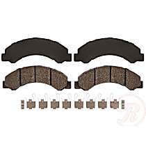 Front Semi-Metallic Brake Pad Set, Truck and Medium Duty Specialty Series