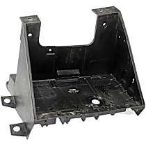 00074 Battery Tray - Black, Plastic and metal, Direct Fit, Sold individually