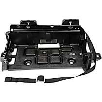 00079 Battery Tray - Black, Plastic, Metal, Direct Fit, Sold Individually