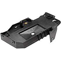 00090 Battery Tray - Black, Plastic and metal, Direct Fit, Sold individually