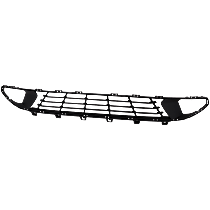 Front, Center Bumper Grille, Primed, Base Model