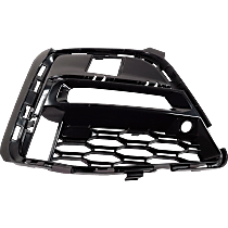 Front, Passenger Side Bumper Grille, Black, Base Model, 4 Cyl., 2.0L Engine