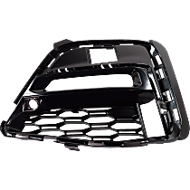 Front, Driver Side Bumper Grille, Black, Base Model, 4 Cyl., 2.0L Engine
