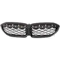 Grille Chrome Shell w/ Textured Black Insert