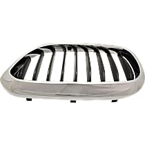 Grille Assembly, Chrome Shell with Painted Black Insert, Grille