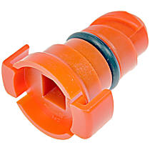 AutoGrade Series Oil Drain Plug - Orange, Nylon, Direct Fit, Sold Individually