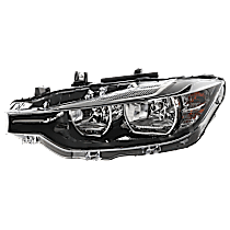 Driver Side Headlight, with Bulb, Halogen, Clear Lens, CAPA Certified