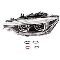 Driver Side Headlight, with Bulb, LED, Clear Lens
