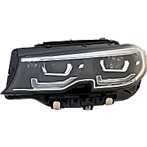 Driver Side Headlight, with Bulb, LED, Clear Lens