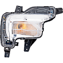 Front, Driver Side Turn Signal Light, With Bulb, 6 Cyl., 3.6L Engine, CAPA CERTIFIED