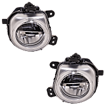Front, Driver and Passenger Side LED Fog Light, With bulb(s), For Models Without Night Vision Light, OE Replacement