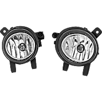Driver and Passenger Side Halogen Fog Light, with Bulbs