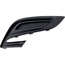 Front, Passenger Side Fog Light Cover, Textured Black