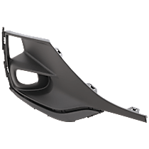 Front, Passenger Side Fog Light Trim, For Models Without Sport Touring Package, Textured Black