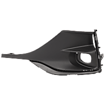 Front, Driver Side Fog Light Trim, For Models Without Sport Touring Package, Textured Black