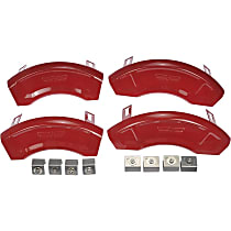 11-0006F Brake Caliper Cover - Gloss red, Aluminum