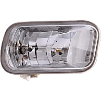 Front, Passenger Side Halogen Fog Light, With bulb(s), HD Solutions Series, OE Replacement