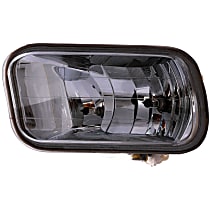 Front, Driver Side Halogen Fog Light, With bulb(s), HD Solutions Series, OE Replacement