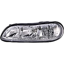 Driver Side Halogen Headlight, With bulb(s), OE Replacement