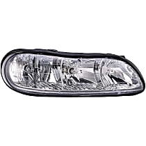 Passenger Side Halogen Headlight, With bulb(s), OE Replacement