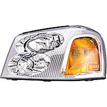 Driver Side Halogen Headlight, With bulb(s), OE Replacement