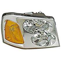 Passenger Side Halogen Headlight, With bulb(s), OE Replacement