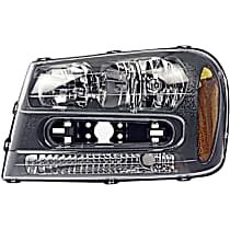 1590160 Driver Side Halogen Headlight, With bulb(s), OE Replacement