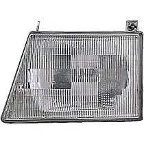 Driver Side Halogen Headlight, With bulb(s), OE Replacement