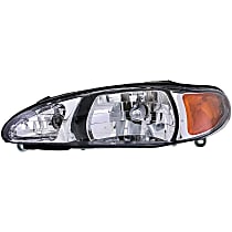 Driver Side Halogen Headlight, With bulb(s), OE Replacement