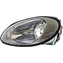 1590276 Driver Side Halogen Headlight, With bulb(s), OE Replacement