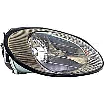 1590277 Passenger Side Halogen Headlight, With bulb(s), OE Replacement