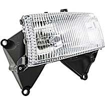 Driver Side Halogen Headlight, With bulb(s), OE Replacement