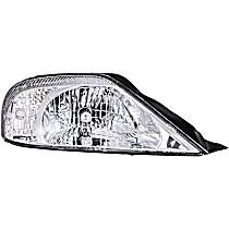 1591221 Passenger Side Halogen Headlight, With bulb(s), OE Replacement