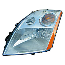Driver Side Halogen Headlight, With bulb(s), OE Replacement