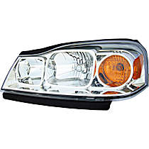 Driver Side Halogen Headlight, With bulb(s), Clear Lens