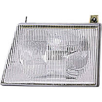 1592051 Driver Side Halogen Headlight, With bulb(s), OE Replacement