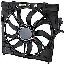 OE Replacement Radiator Fan, Dual Fan, 4.4L Engine