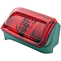 Driver Side Halogen Tail Light, Without bulb(s), Red Lens
