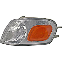 1630104 Front, Driver Side Turn Signal Light, Without bulb(s)