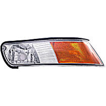 1630305 Front, Passenger Side Turn Signal Light, Without bulb(s)