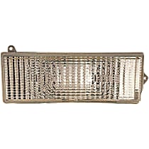 1630455 Front, Passenger Side Turn Signal Light, Without bulb(s)