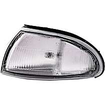 1630704 Front, Driver Side Turn Signal Light, With bulb(s)