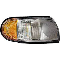 1630841 Front, Passenger Side Turn Signal Light, Without bulb(s)