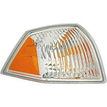 1631378 Front, Passenger Side Turn Signal Light, Without bulb(s)