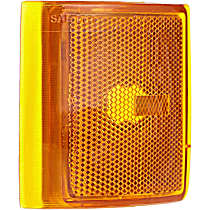 Front, Driver Side, Lower Side Marker, Without bulb(s), Reflector