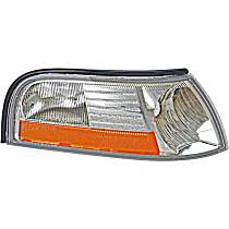 1650249 Front, Passenger Side Turn Signal Light, Without bulb(s)