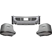 242-6016 Front Painted Gray Bumper