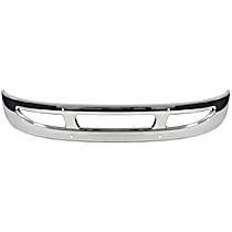 242-6090 Front Bumper, Chrome, Aerodynamic 2.67 Mm, with Large Towhook Hole