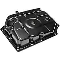 265-818 OE Solutions Series Transmission Pan - Black, Steel, Stock Depth, Direct Fit, Sold individually