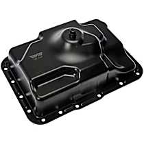 265-831 OE Solutions Series Transmission Pan - Black, Steel, Stock Depth, Direct Fit, Sold individually